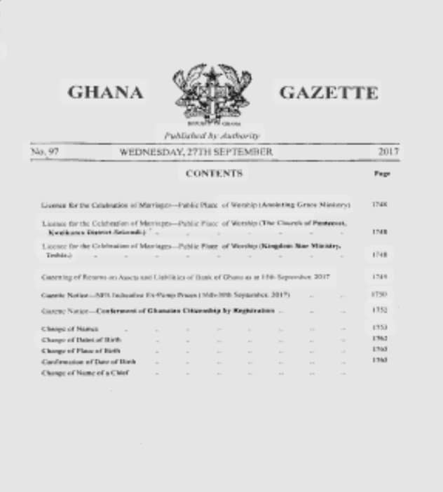 Gazette Services